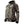Gobi Heat camouflage hooded jacket with black trim and front zipper