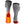 Gobi Heat grey heated socks with visible heating elements in the sole