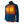 Gobi Heat blue softshell jacket with glowing orange chest heating elements