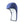 Gobi Heat blue fleece balaclava hood with white interior lining