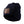 Navy blue Gobi Heat knit beanie with a brown leather logo patch