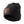 Black Gobi Heat knit beanie with a brown leather logo patch
