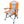 Gobi Heat orange and grey folding camping chair with armrests and side pocket