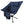 Gobi Heat navy blue portable camping chair with headrest and side storage pocket