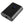 Black portable power bank with digital battery percentage display and power button