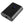 Black portable power bank with digital battery percentage display and power button
