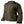 Gobi Heat olive green women's heated softshell jacket with front zipper and hood