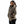 Woman wearing a Gobi Heat camouflage hooded jacket
