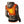 Back view of Gobi Heat camo heated hoodie with glowing orange heating element visible on the back