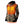 Camo print heated zip up hoodie with glowing orange chest heating elements