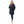 Woman wearing a navy blue Gobi Heat parka with a faux fur hood