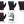 Gordini gloves in five color combinations including black and white variations