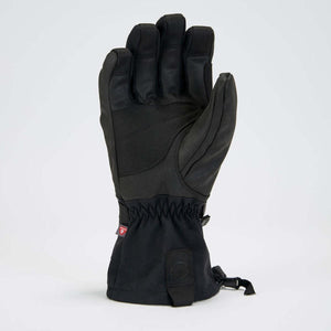 Gordini black insulated winter glove with wrist cinch
