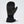 Gordini black insulated winter mitten with wrist cinch and logo patch