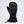 Black Gordini winter mitten with adjustable wrist strap and drawstring cuff