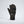 Gordini dark brown three finger ski mitten with textured grip panels
