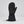 Gordini black winter mitten with elastic wrist and adjustable strap