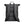 Back view of a black Got Bag rolltop backpack with padded shoulder straps