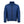 Mobile Warming blue quilted puffer jacket with a high collar and front zipper