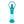 O2 Cool teal handheld misting fan with clear water reservoir