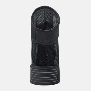 Gravity black mesh wrist brace with adjustable hook and loop straps