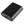 Black portable power bank with digital battery percentage display and power button