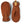 Hestra brown leather mittens with grey wool cuffs and snap button closure