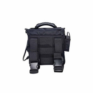 CompCooler black tactical cooling unit bag with handle and buckle straps