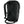 Back view of a black Fjallraven backpack with padded shoulder straps and mesh back panel