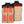 Mobile Warming tan and black heated vest showing front and back heating element zones