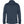 Back view of a navy blue Fjallraven hooded fleece jacket with reinforced elbow patches