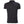 Back view of a black Helly Hansen polo shirt