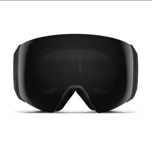 Smith Optics black snow goggles with dark lens