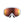 POC ski goggles with white frame and orange reflective lens