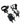 Black Diamond black metal crampons with adjustable straps