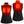 Gerbing womens heated fleece vest showing front and back heating elements
