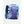 Nathan hydration running vest in light and dark blue with pink accents