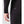 Close up of black long sleeve compression shirt with reflective logo