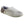 Acorn grey plaid slipper with brown heel and fleece lining