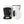 Hestra black and white leather mittens