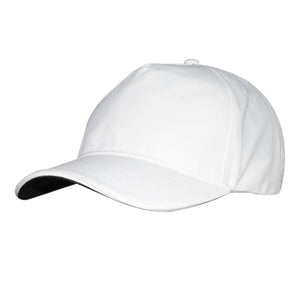 Headsweats white baseball cap with black underbill