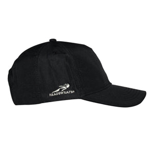 Black Headsweats baseball cap with side logo