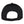 Back view of a black Headsweats adjustable performance cap