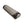 HealthyLine cylindrical bolster pillow with grey stone mesh and brown leather trim