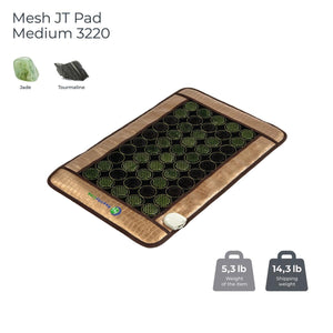 HealthyLine Mesh JT Pad Medium 3220 with jade and tourmaline stones