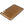 Rectangular brown heating pad with a textured crocodile skin pattern and black trim