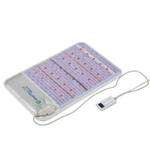 HealthyLine infrared heating mat with embedded crystals and handheld controller