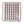 Square fabric pad with seven vertical channels containing dark grey stone beads
