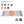 HealthyLine Rainbow Chakra Mat with seven gemstone types and weight specifications