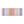 HealthyLine Rainbow mat with multicolored vertical stripes and embedded crystal stones
